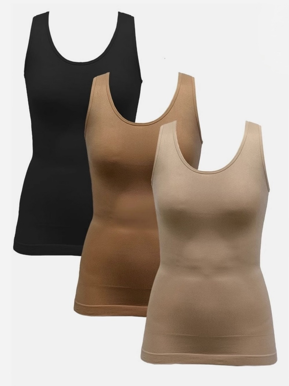 Seamless Shaping Camisole, 3-Pack